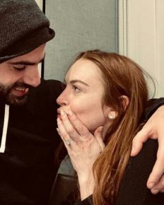 Lindsay Lohan shares her engagement news with her Instagram fans!
