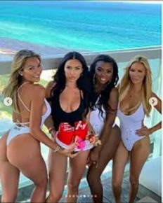 Bre Tiesi, ex-wife of former football quarterback Johnny Manziel throws a divorce party for her friends!