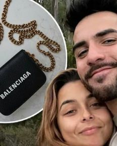 Darvid Garayeli gifts his girlfriend, Brooke Blurton a pricey bag from luxury designer Balenciaga