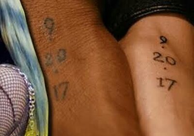 Cardi B and her husband, Offset ink each other with a tattoo gun and get matching tattoos of their wedding date on their hands!