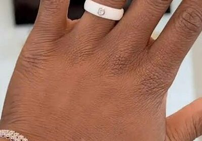 Decoy engagement ring: Simone Biles shows off her second engagement ring to.protect the first engagement ring gifted by fiance, Jonathan Owens
